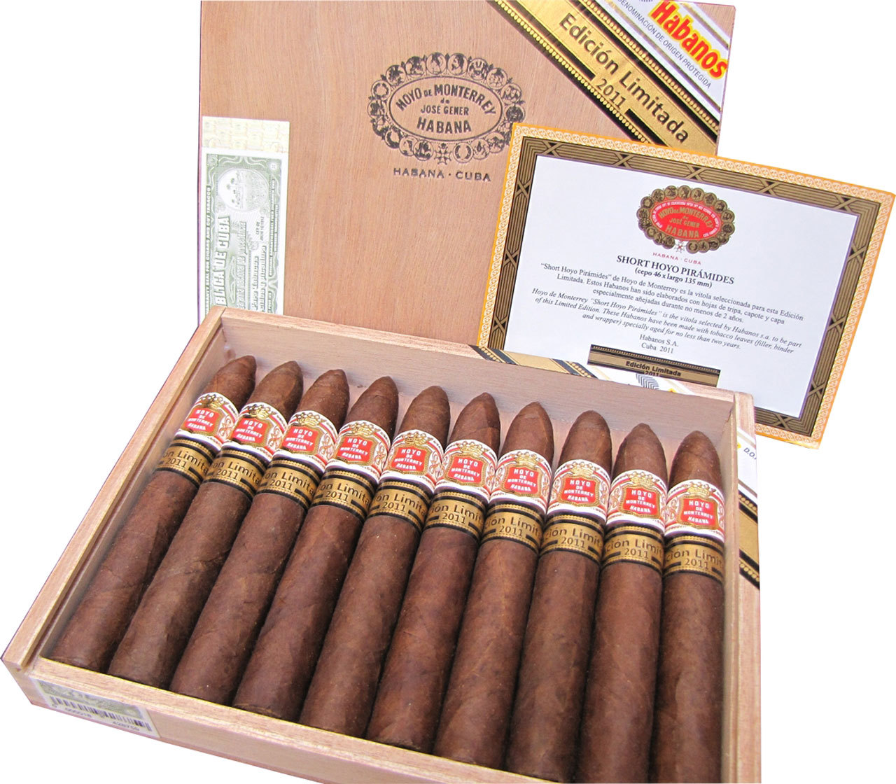 Hoyo De Monterrey Short Hoyo Piramides Edicion Limitada 2011