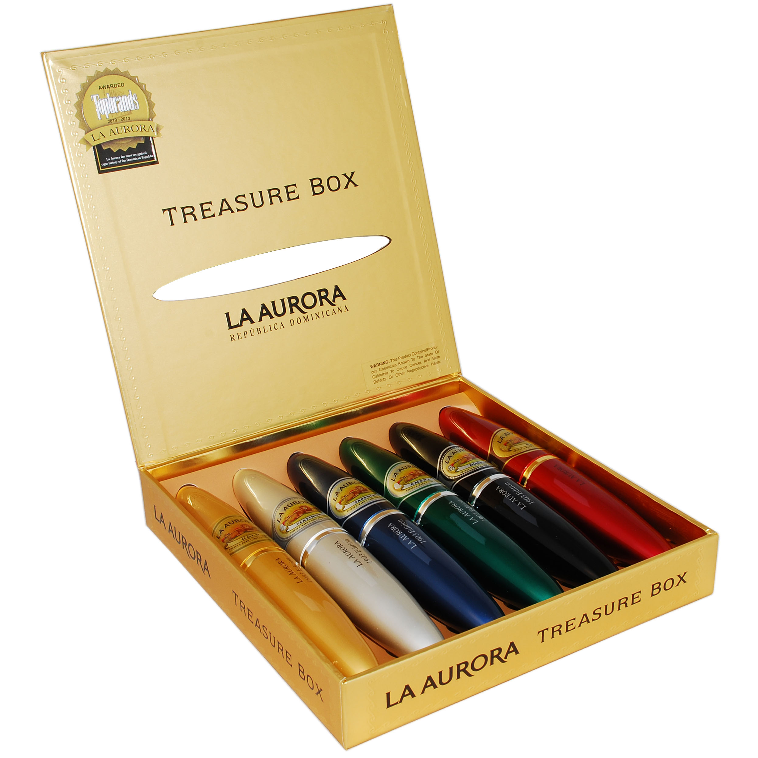 La Aurora 1903 Preferido Treasure Box 6 Tubes в подарочной упаковке