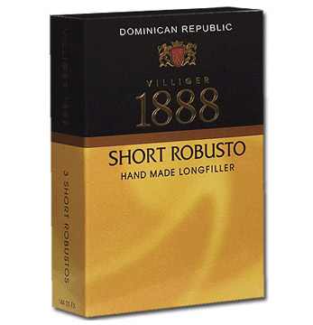 Сигариллы Villiger 1888 Short Robusto Tubos