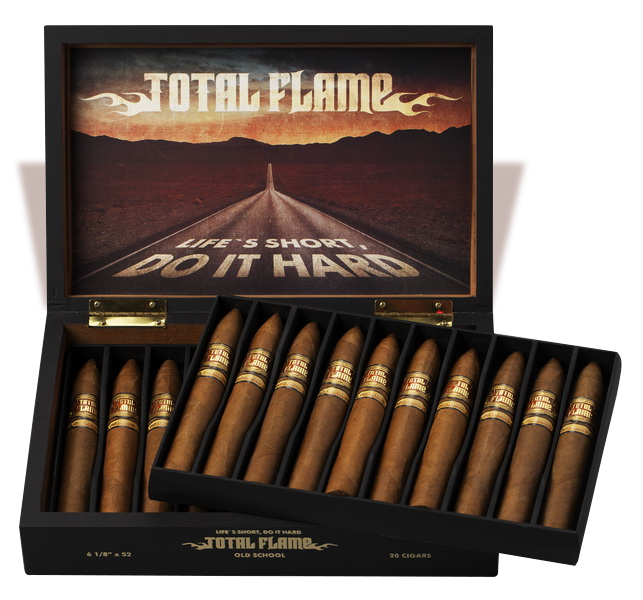 Total Flame Old School Dark Line
