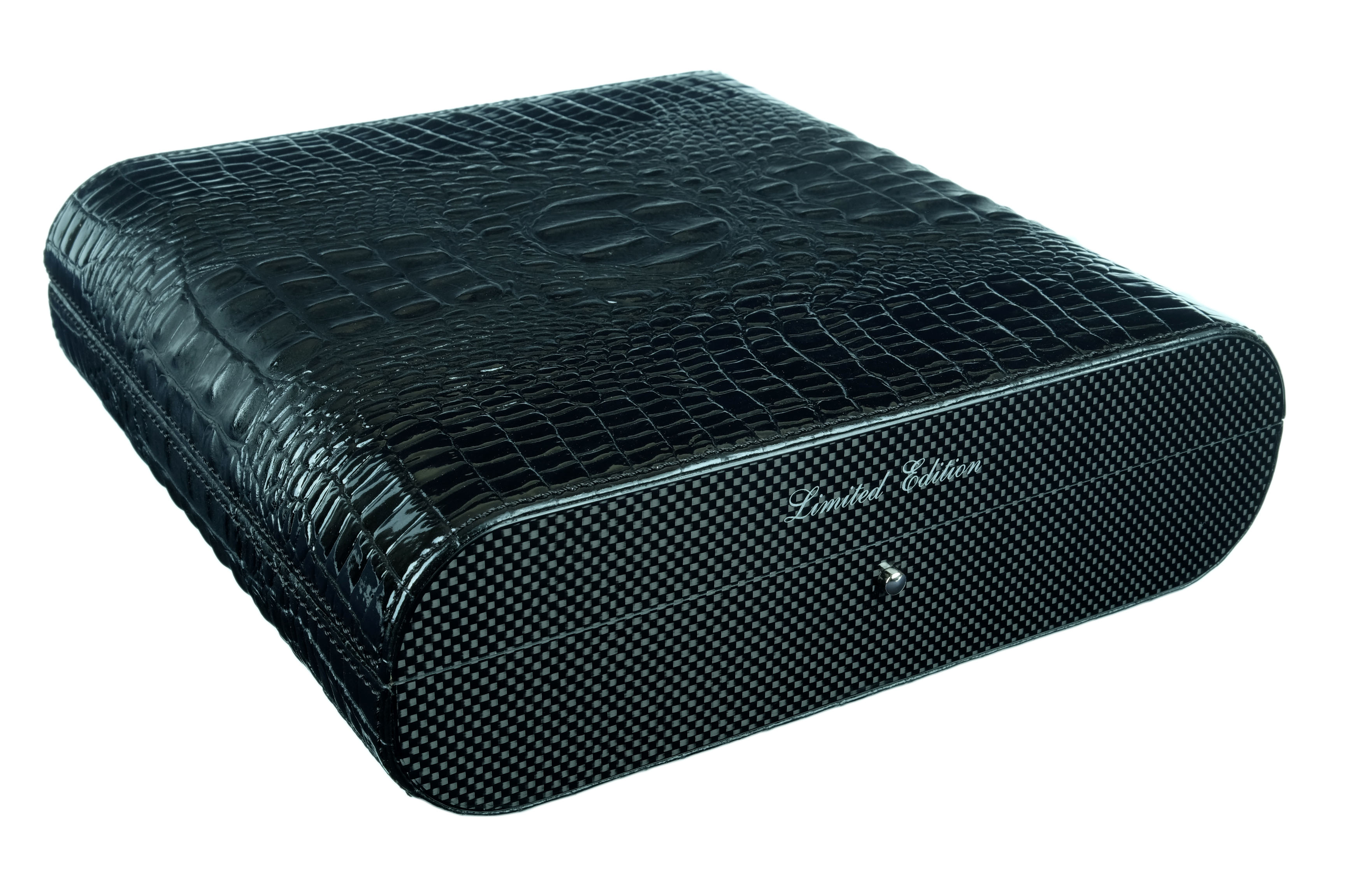 Хьюмидор Gentili Croco Black на 10 сигар Limited Edition