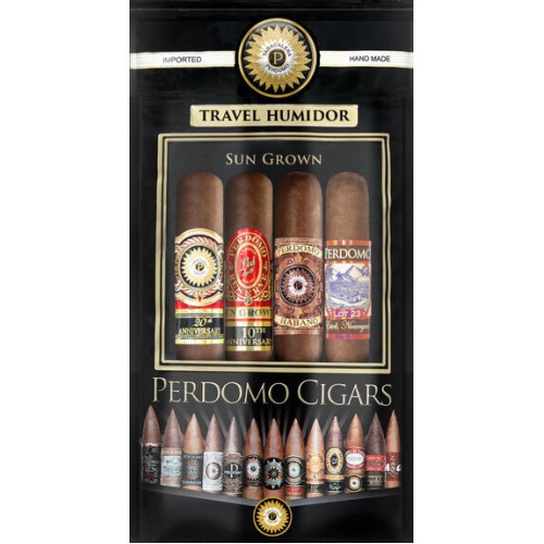Набор сигар Perdomo Humidified Travel Bags Epicure Sun Grown в подарочной упаковке