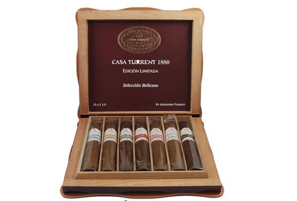 Casa Turrent 1880 Edicion Limitada Selection Belicoso SET of 7 cigars в подарочной упаковке