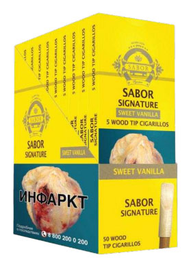 Sabor Signature Wood Tip Sweet Vanilla