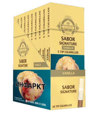 Sabor Signature Plastic Tip Vanilla