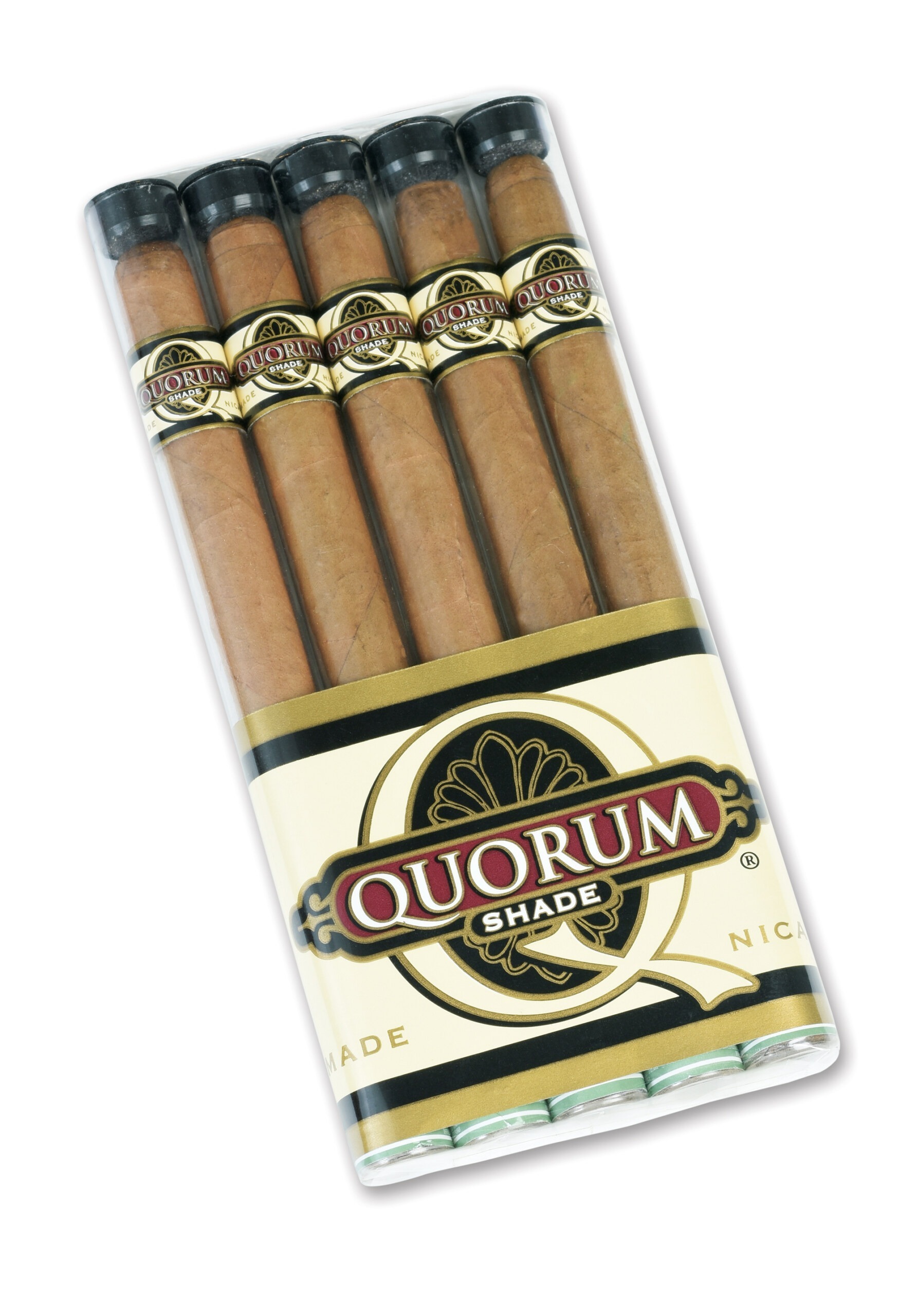 SET 5 cigars Quorum Delgado Shade Tubos