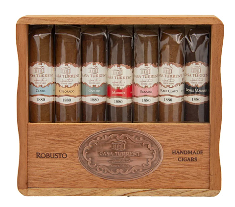 SET 7 Casa Turrent 1880 Robusto 7 cigars в подарочной упаковке