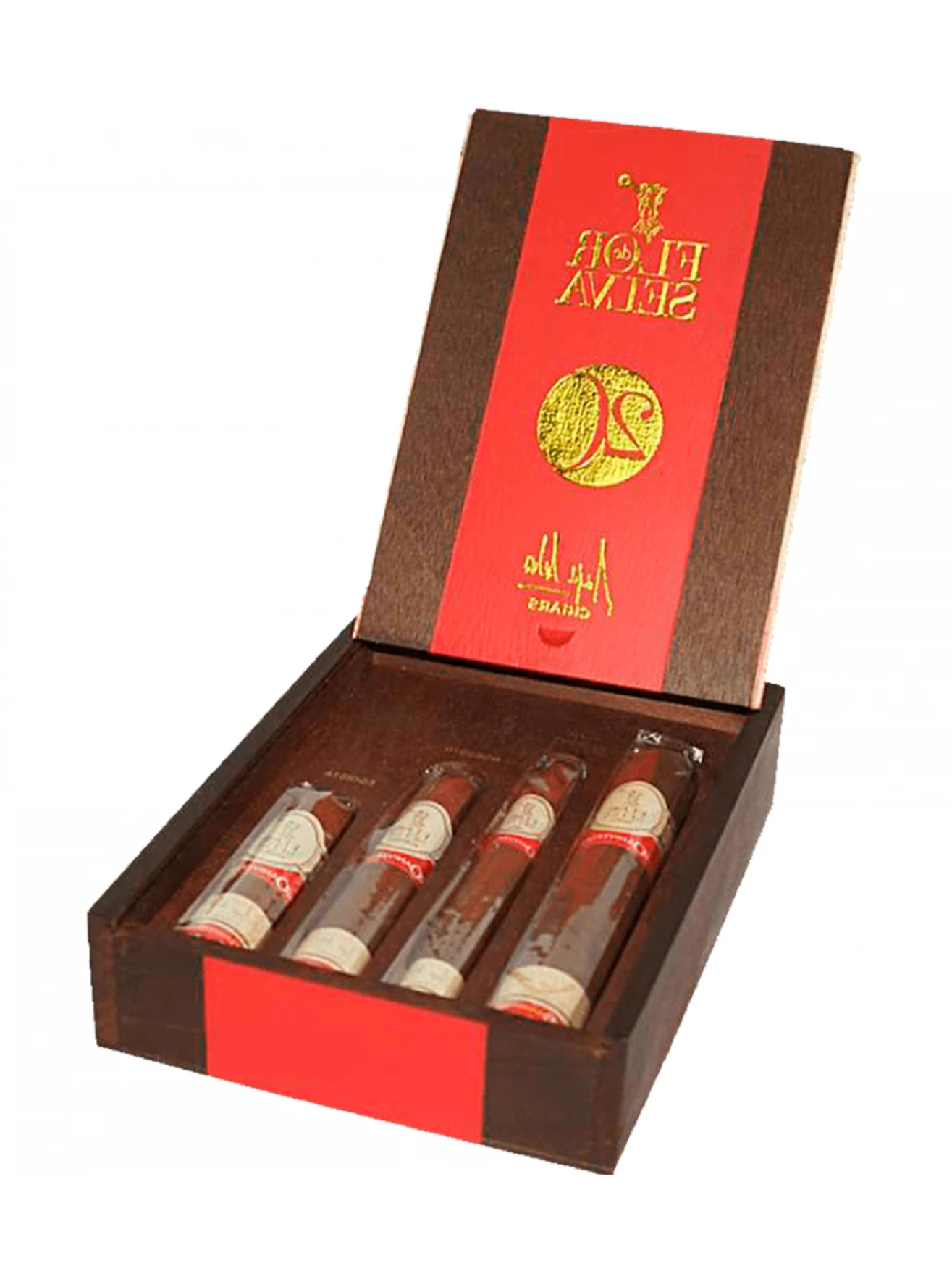 Набор сигар Flor de Selva Anniversary No. 20 SET of 4 cigars в подарочной упаковке