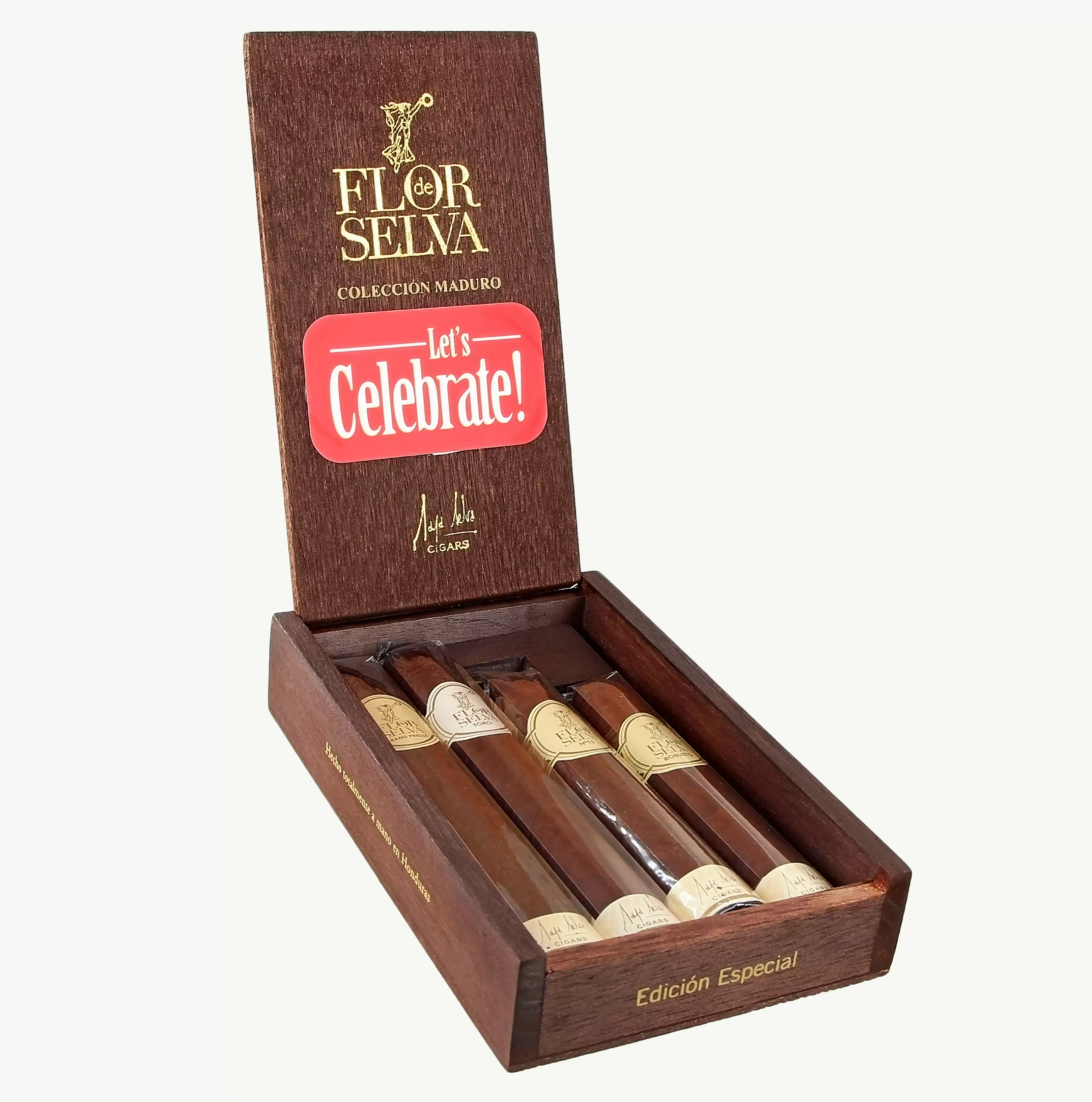 Набор сигар Flor de Selva Maduro SET of 4 cigars в подарочной упаковке